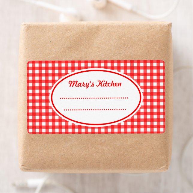 Retro Customized Kitchen Labels (Insitu)