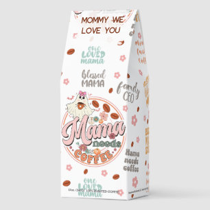 Retro Cute Boo Halloween Mama Needs Coffee Roasted