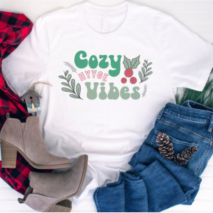 Retro Cute Christmas Cozy Season Hygge T-Shirt