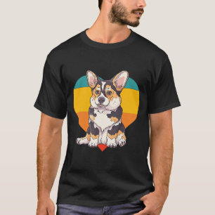 Retro Cute Corgi T-Shirt