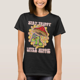 Retro Cute Flower Mushroom Hippie Vintage 70s Vibe T-Shirt