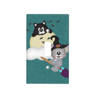 Retro Cute Halloween Light Switch Cover