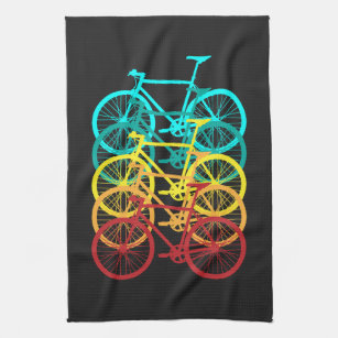 Retro Cycling, Road Bike, Vintage Bike Kitchen Towel