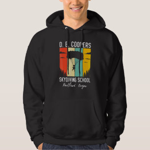 Retro  D B Cooper Skydiving Academy Db Coopers Vin Hoodie