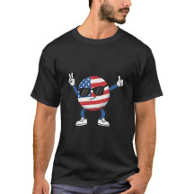 Retro Dabbing Soccer American Ball Boys Youth 