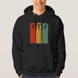 Retro Dad Boxing 60s 70s Vintage Boxing For Papa Hoodie