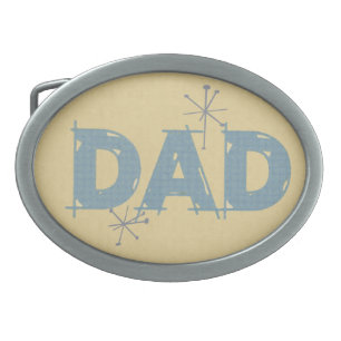 Retro Dad Father's Day Belt Buckle