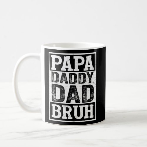 Retro Dad Transition Papa Dada Daddy Dad Bruh Fath Coffee Mug