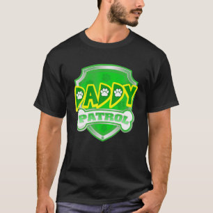 Retro Daddy Patrol Vaporware Cute Dogs Love Animal T-Shirt