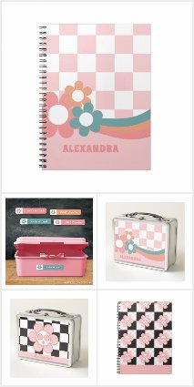 Retro Daisies Girls School Collection