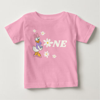 Retro Daisy Duck | Daisy First Birthday Baby T-Shirt