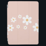 Retro Daisy Dusty Pink iPad Air Cover<br><div class="desc">retro daisy dusty pink iPad cover.</div>