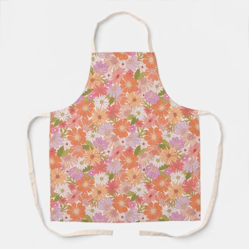 Retro Daisy Garden          Apron