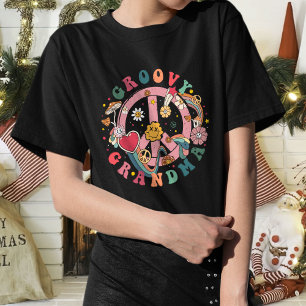 Retro Daisy Groovy Grandma, Grandma Gift T-Shirt