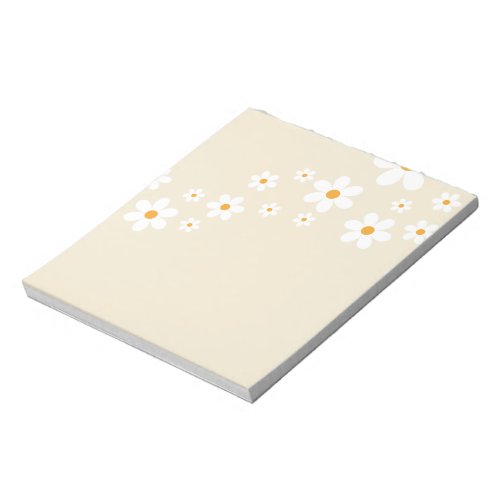 Retro Daisy Notepad