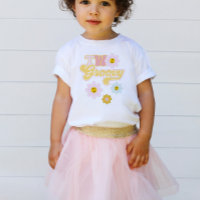 Retro Daisy Two Groovy 2nd Birthday T-Shirt