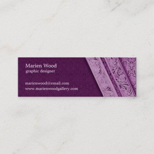 Retro Damask Business Card