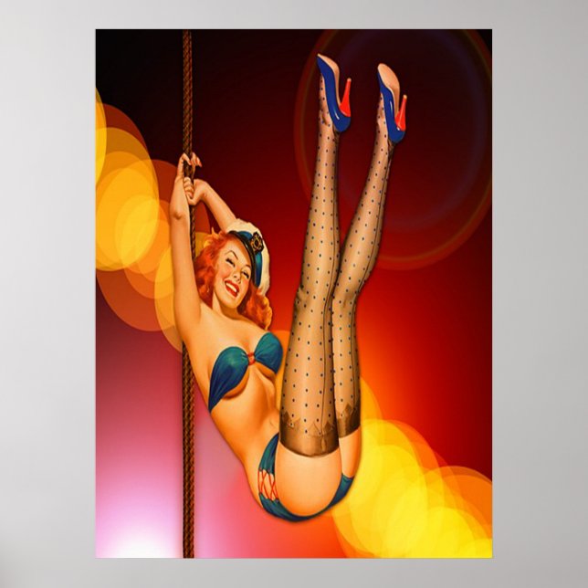 Retro Dance Entertainer Poster (Front)