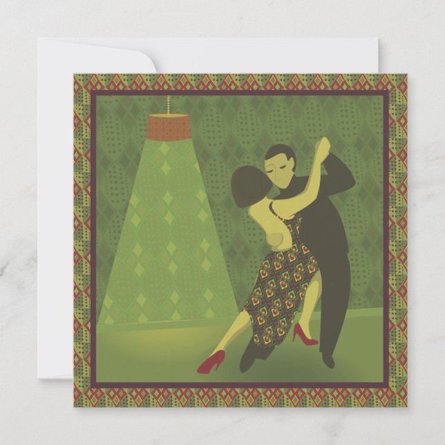 Retro Dance Invitation (Front)