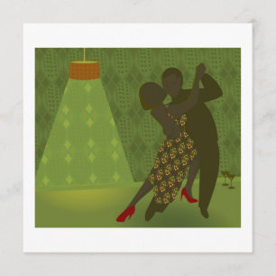 Retro Dance Invitation