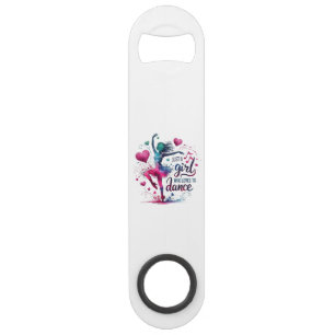 Retro Dance Just A Girl Who Loves to Dance Bar Key
