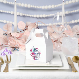 Retro Dance Just A Girl Who Loves to Dance Favor Boxes