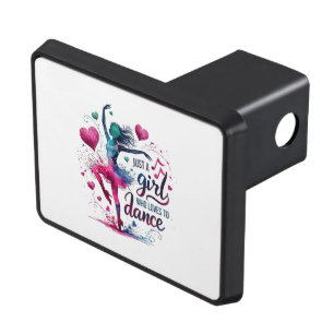 Retro Dance Just A Girl Who Loves to Dance Hitch Cover
