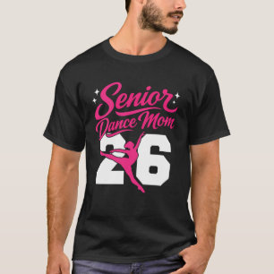 Retro Dance Senior Mom 2026 Class of 2026 T-Shirt