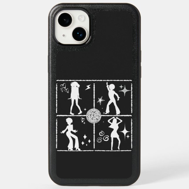 Retro Dance Wall.b Otterbox iPhone Case (Back)