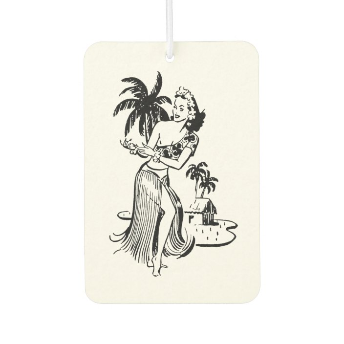 hula girl car freshener