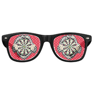 Retro Dartboard Chest Design Party Shades