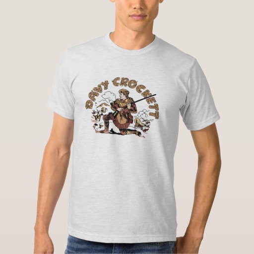 Retro Davy Crockett T-Shirt | Zazzle