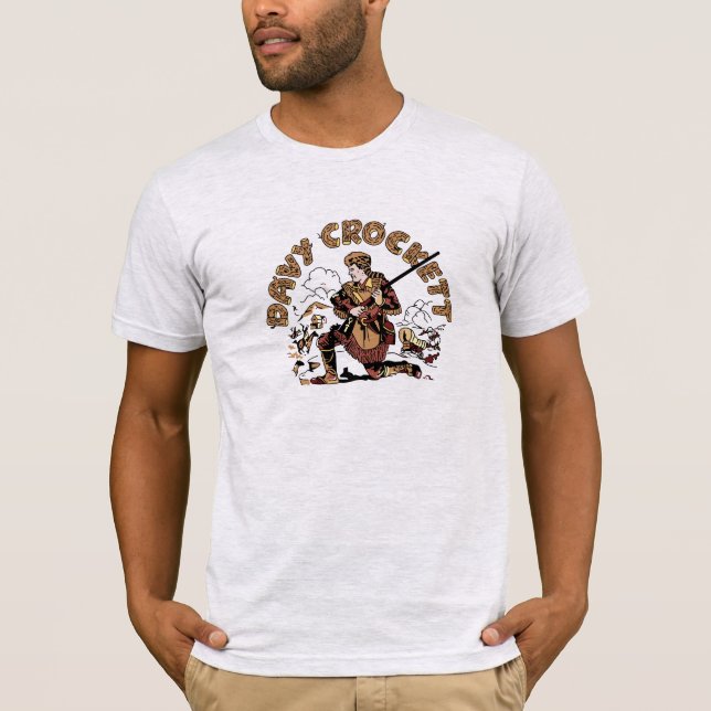 Retro Davy Crockett T-Shirt (Front)