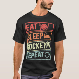 Retro Day Hockey Meme Vintage Sports Funny Joke T-Shirt