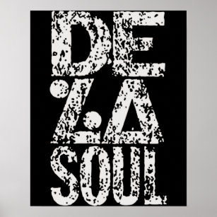 Retro De La Soul Cool Music Gifts For Fan Poster