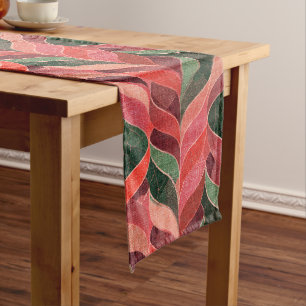 Retro decorative 70s 60s style long table runner