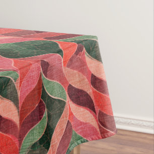 Retro decorative 70s 60s style tablecloth