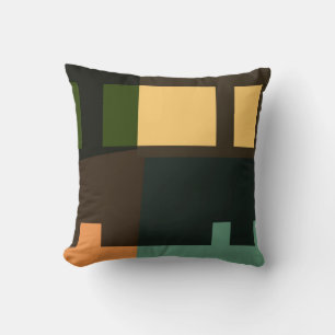Retro Decorative Art Throw Pillow