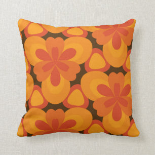 Retro decorative pillow 70s 60s