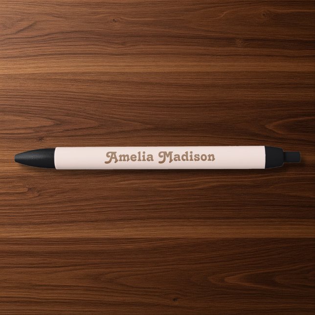 Retro Decorative Pink Brown Pen (Creator Uploaded)