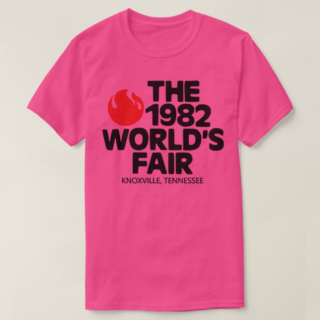 Retro Defunct Expo 82 Worlds Fair Knoxville Tennes T-Shirt (Design Front)