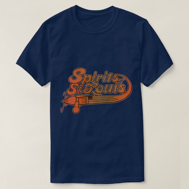 Retro Defunct Spirits of St Louis Basketball  T-Shirt (Design Front)