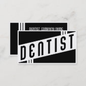 retro dentist business card (Front/Back)