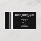 retro dentist business card (Back)