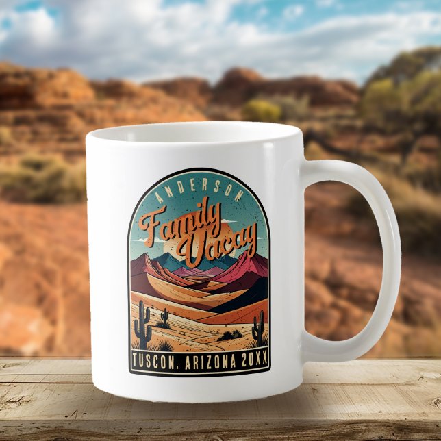 Retro Desert Family Vacation ID1134 Coffee Mug (Creator Uploaded)