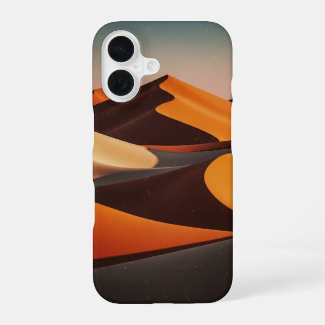 Retro Desert Geometry iPhone Case (Back)