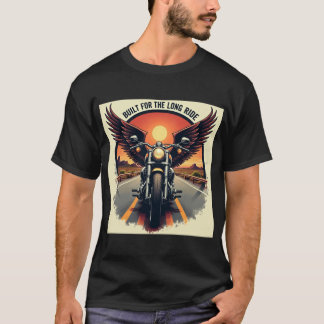 Retro Desert Highway Motorcycle Brotherhood Biker T-Shirt