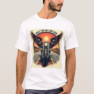 Retro Desert Highway Motorcycle Brotherhood Biker T-Shirt
