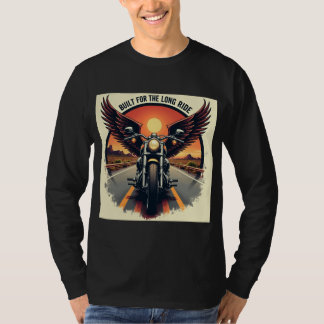 Retro Desert Highway Motorcycle Brotherhood Biker T-Shirt