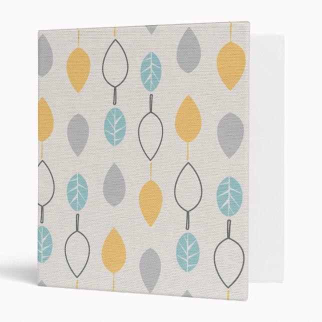 Retro Design 3 Ring Binder (Front/Inside)